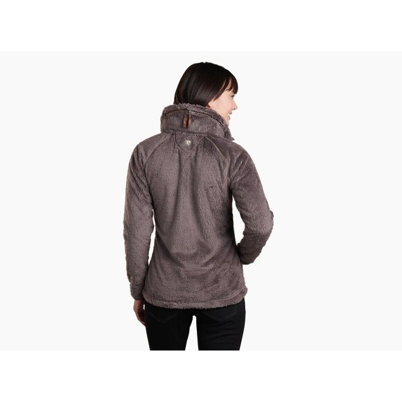 KÜHL Flight Jacket Women’s S Breen Sherpa Fleece Full Zip Hooded Outdoor Cozy - Picture 2 of 16